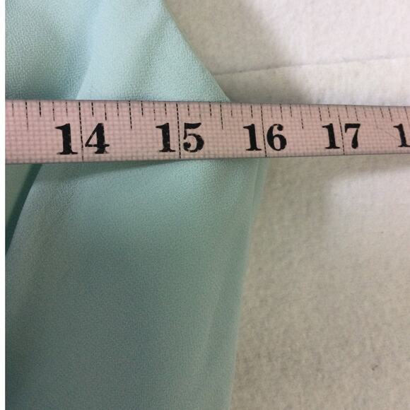 AW BRIDAL SZ 4 S Skylight blue Peggie halter keyhole wide leg jumpsuit NEW B59 - Picture 6 of 11